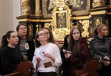 Exkurze třídy 2.C do kostela Pražského Jezulátka