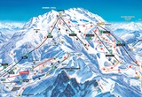 Matrei - Kals ski map